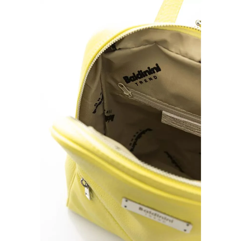 Baldinini Sunshine Yellow Leren Rugzak Yellow Unisex