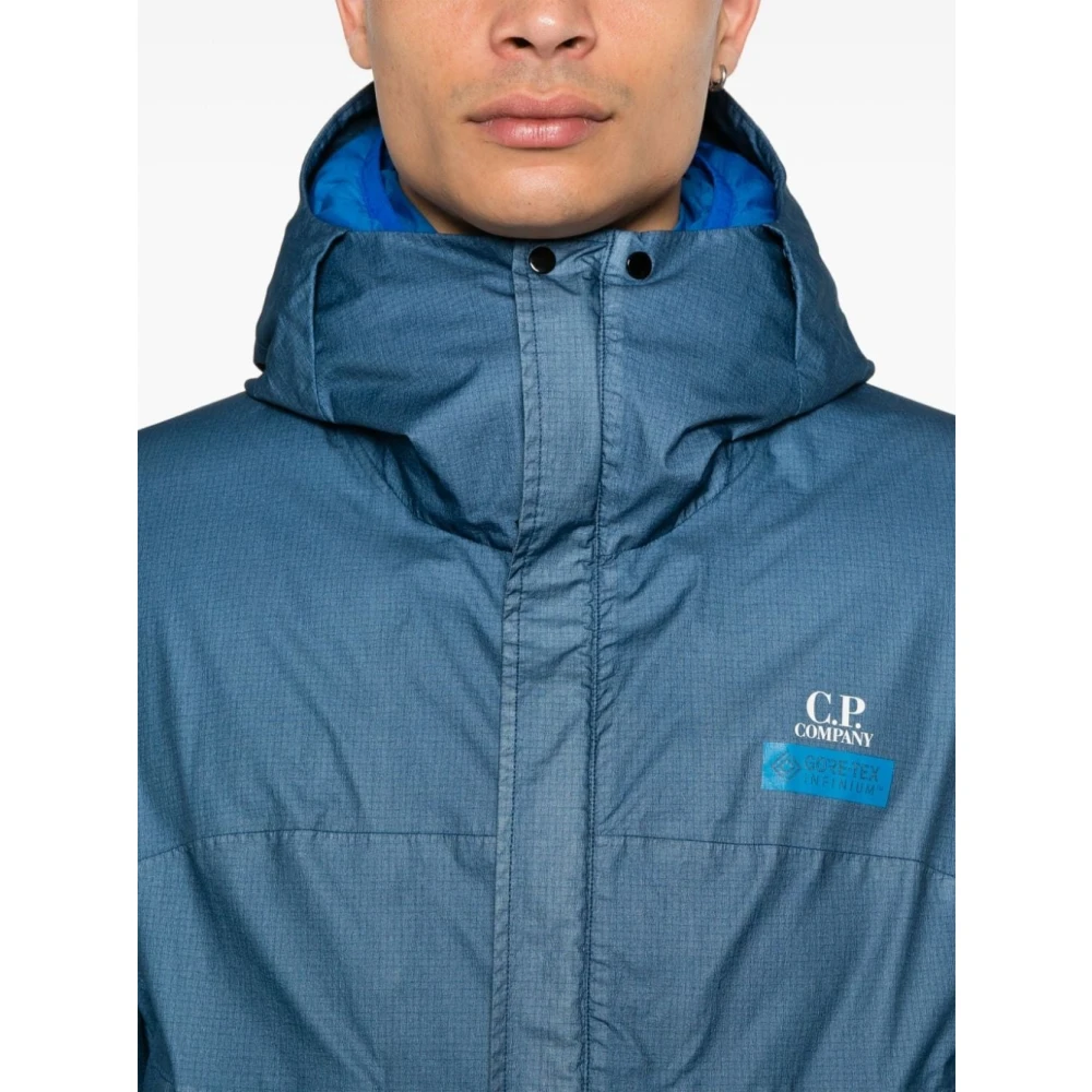 C.P. Company Omkeerbare G-Type Vest met capuchon Blue Heren
