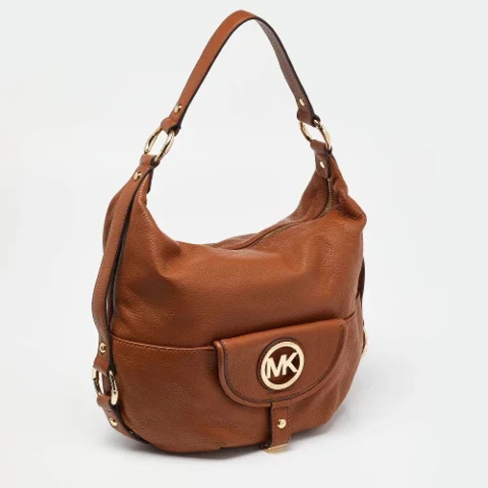 Michael Kors Pre-owned Leather handbags Brown Dames