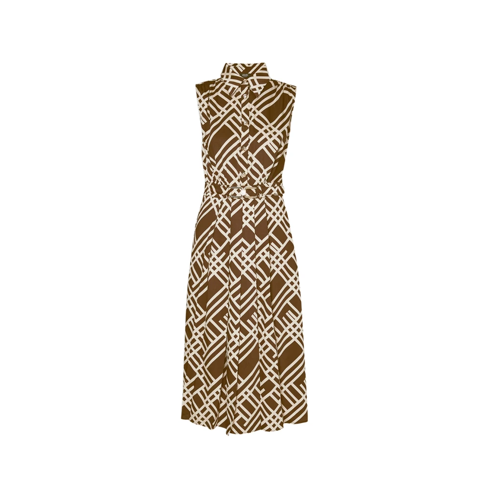 Liu Jo Elegante Bruine Jurk voor Vrouwen Brown Dames