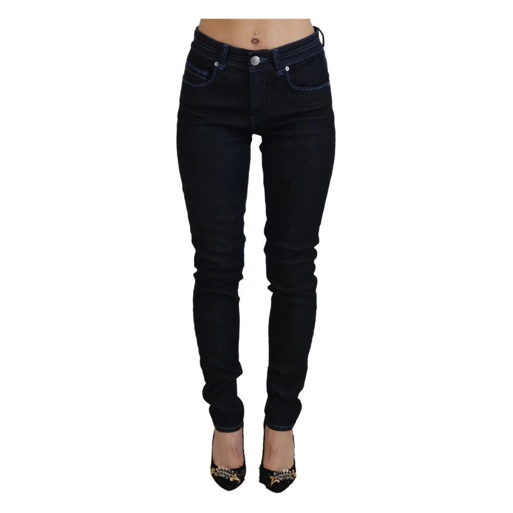 Acht Donna Blu Jeans Skinny A Vita Bassa