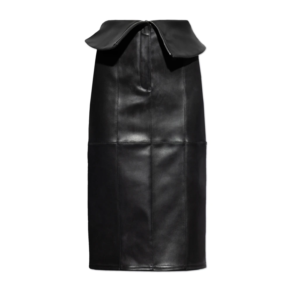 Alexander mcqueen Leren rok Black Dames