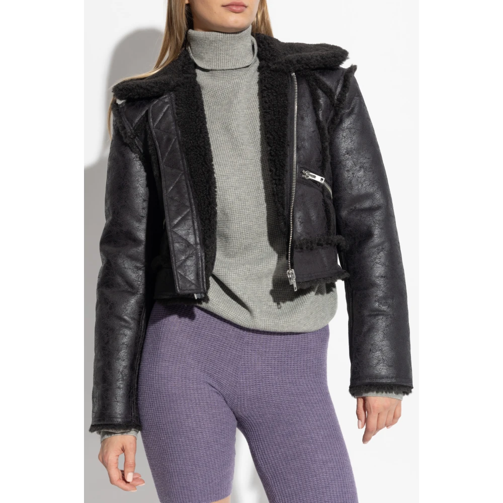 Stand Studio Shearling jas Nyrah Black Dames