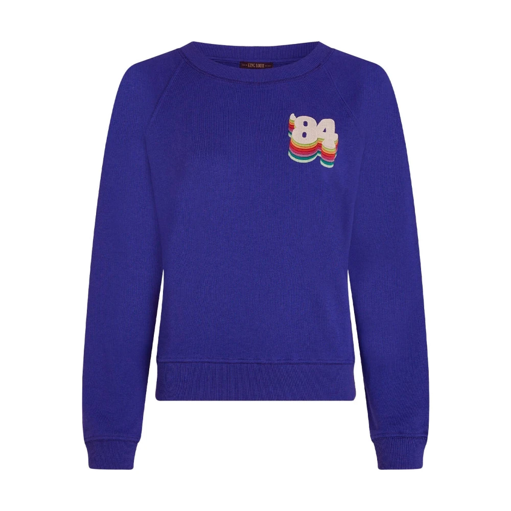 King louie Febe Sweater Peachy Blue Dames