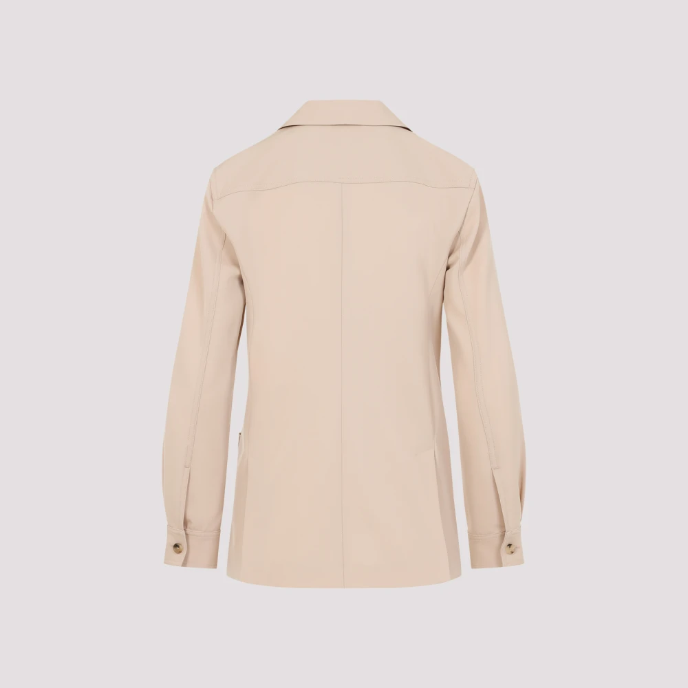 Max Mara Zak Pulvino Jas Beige Dames