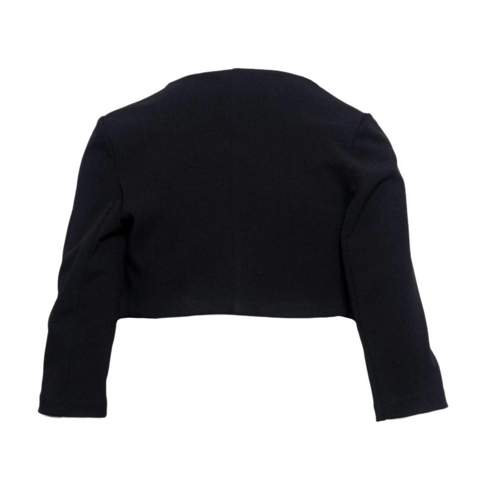 RINASCIMENTO Stretch Blazer Licht Jas Black Dames
