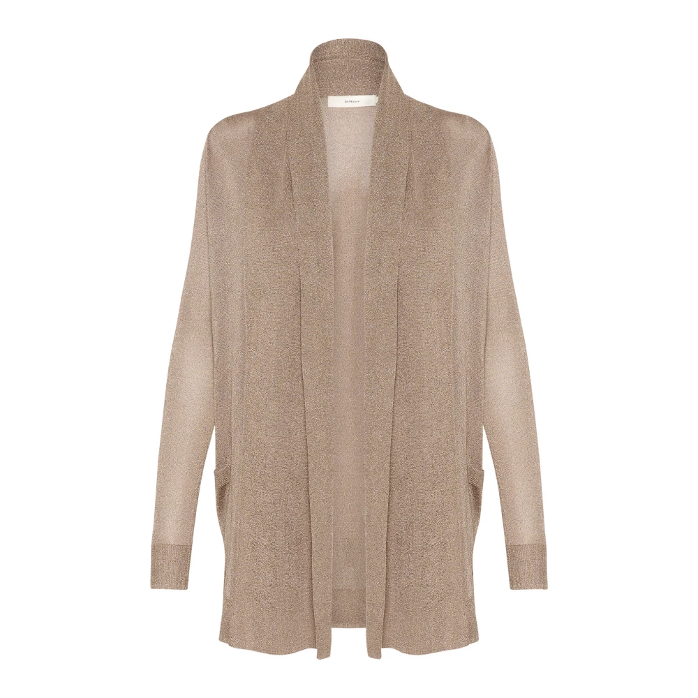 InWear Glimmer Open Cardigan Goud Yellow Dames