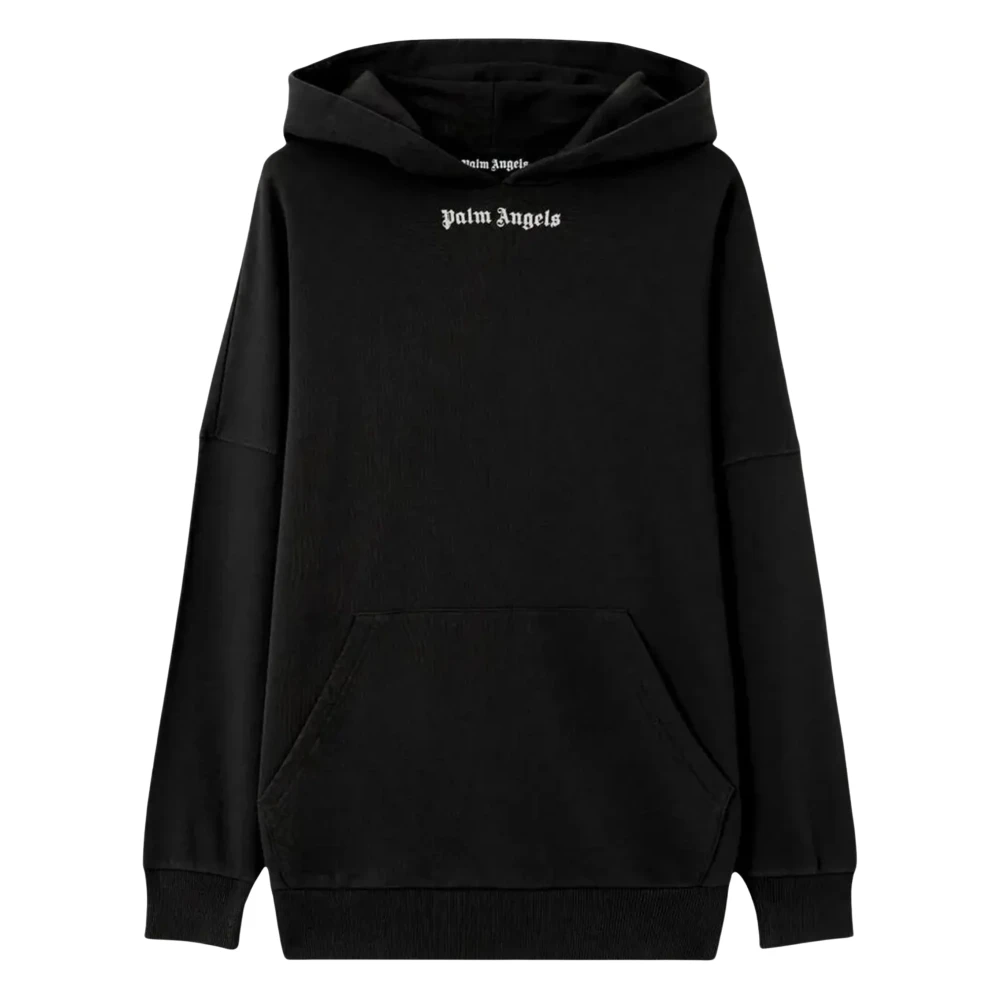 Palm Angels Classic Logo Over Hoodie - Male - Hoodies - Black - L - Sweatshirts & Hoodies