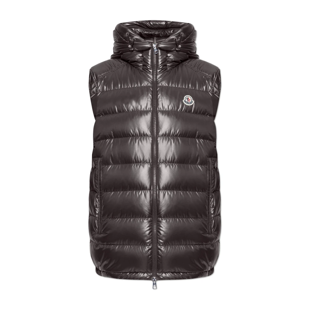 Moncler Vest Barant Brown, Herr