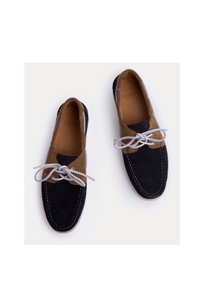 Guersey Bicolour zamszowe buty łodzi