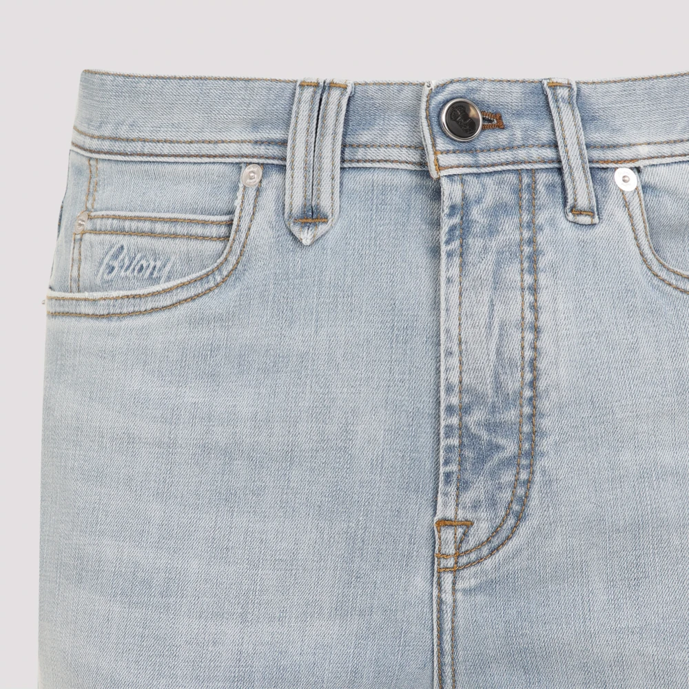 Brioni Blauwe Broek Elegante Stijl Blue Heren