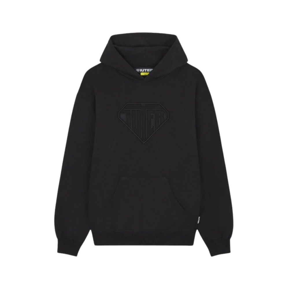 Iuter Diamant Logo Hoodie Black Heren