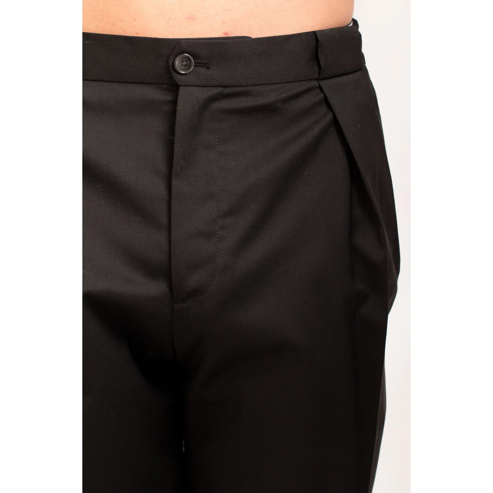 Briglia Verfijnde wollen broek in Portobello-stijl Black Heren