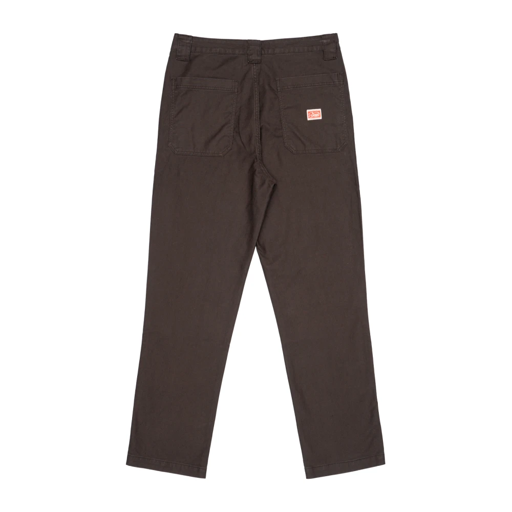 Deus Ex Machina Comfort fit katoenen broek Brown Heren