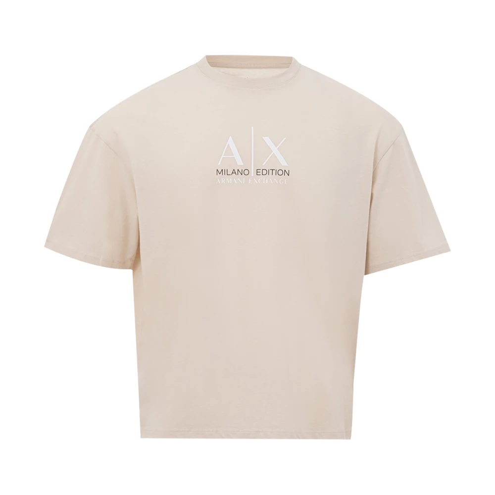 Armani Exchange T-Shirts Beige Heren