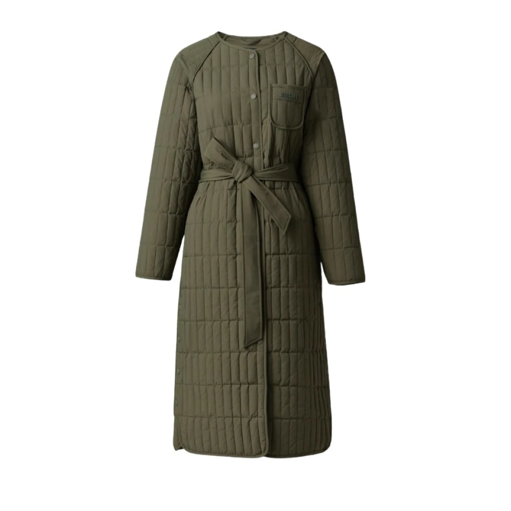 Mackage Belted Coats Green Dames
