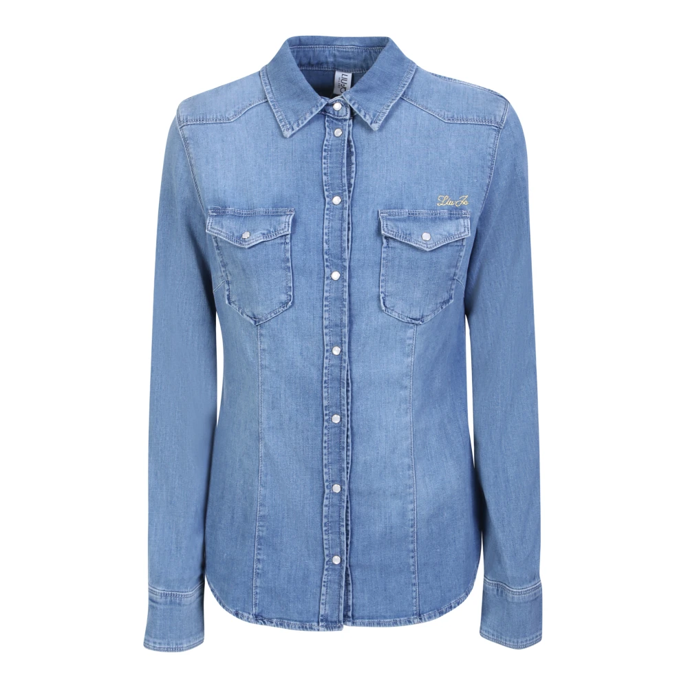 Liu Jo Vrouw Blauw Denim Shirt