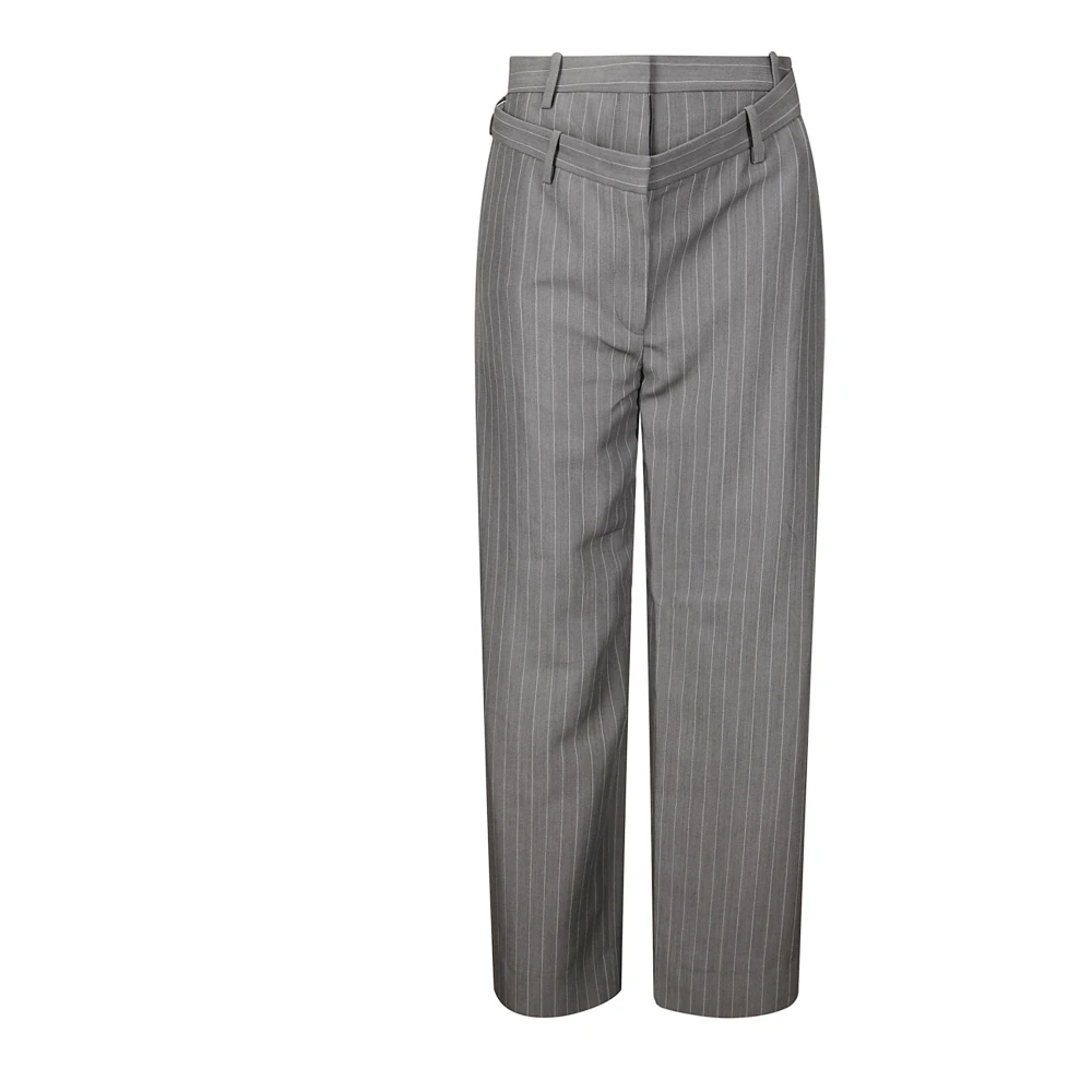 Acne Studios Stijlvolle Broeken voor Vrouwen Gray Dames