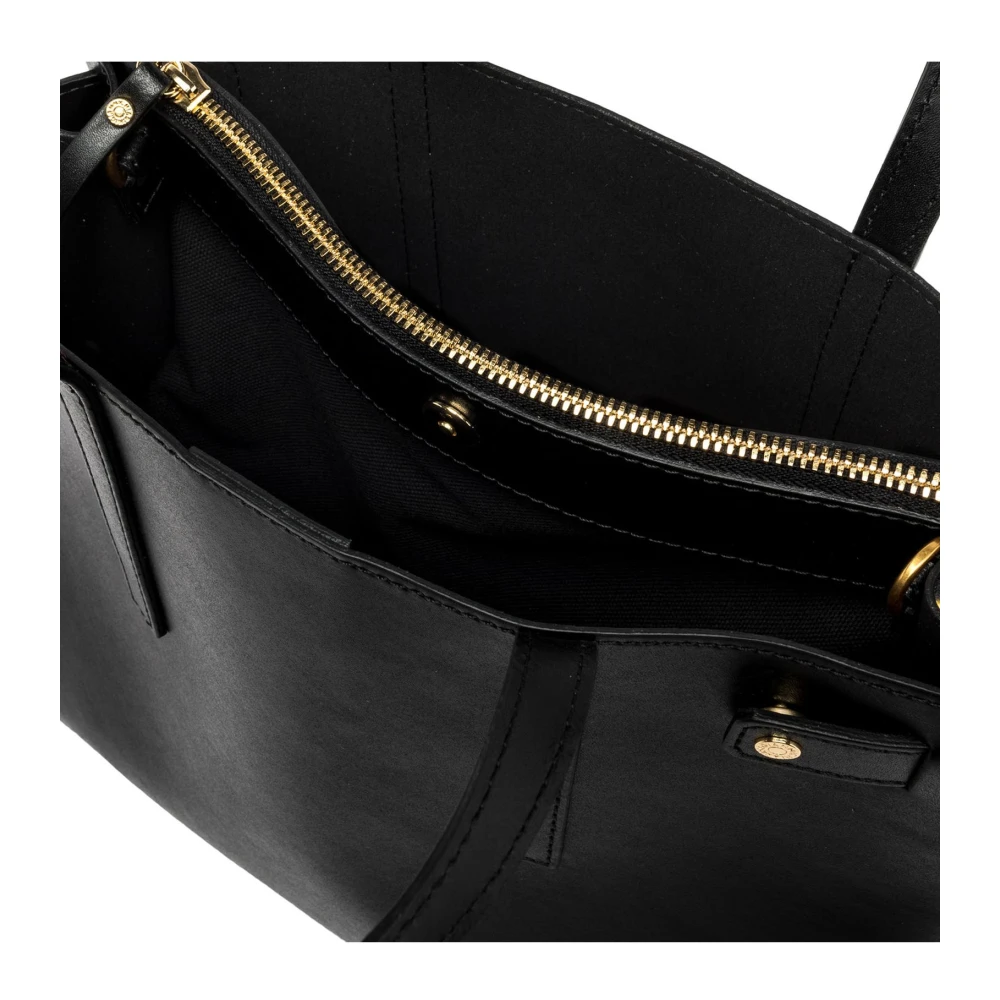 Gianni Chiarini Zwarte gladleren Altea tas Black Dames