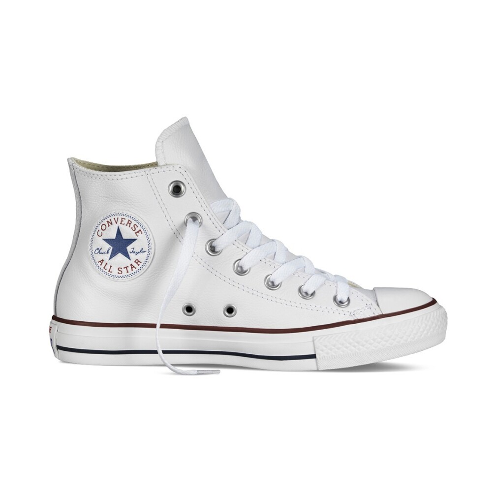 Converse alte hot sale bianche uomo