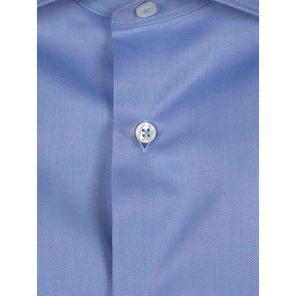 Canali Stijlvolle Overhemden Blue Heren