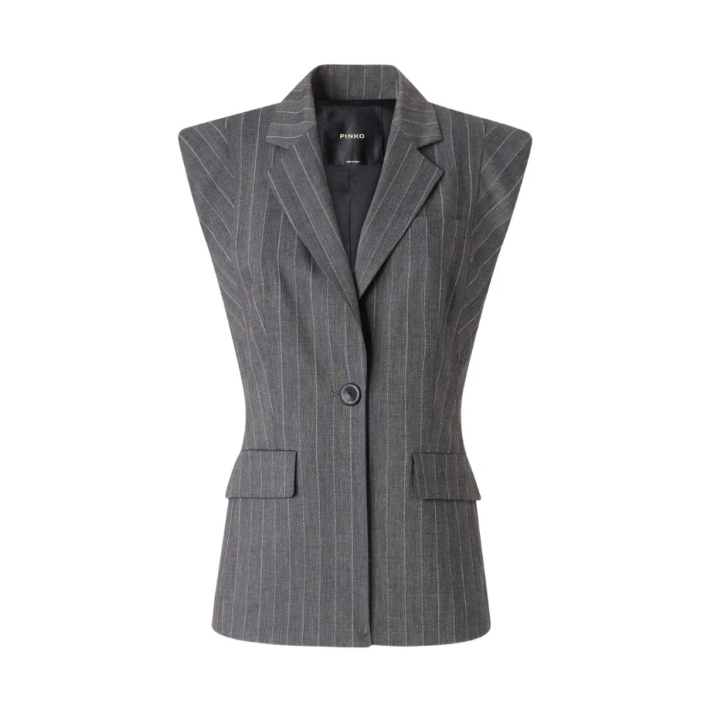 Pinko Donna Grigio Giacche, Xl, New,