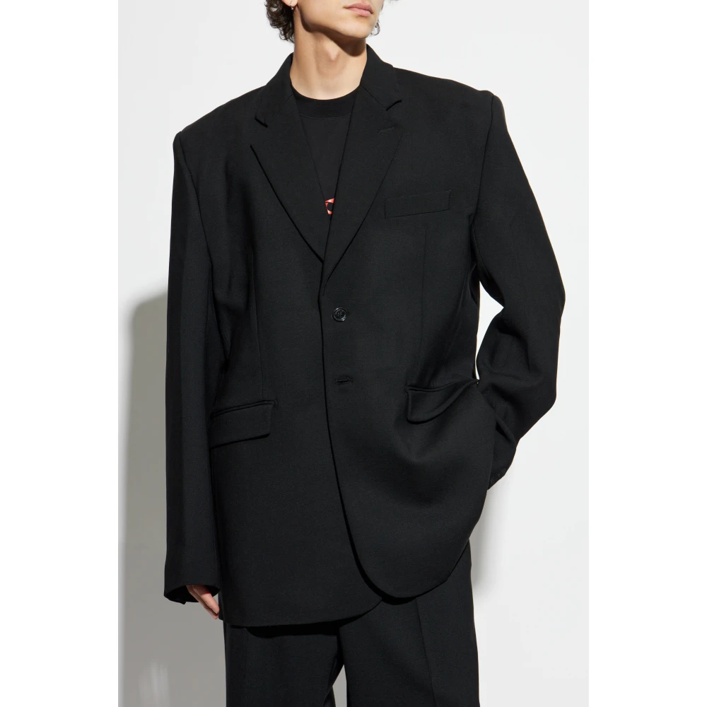 Vetements Wollen blazer Black Heren