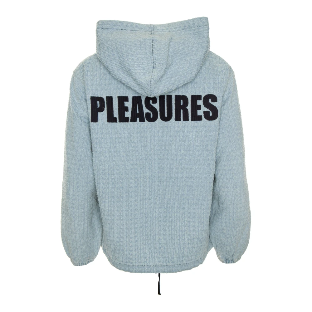 Pleasures Folklore Hoodie met Oversized Fit Blue Heren