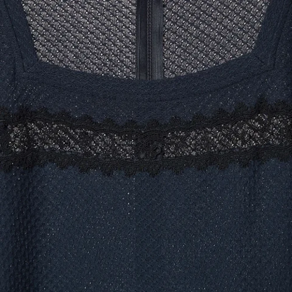 Valentino Vintage Pre-owned Knit dresses Blue Dames