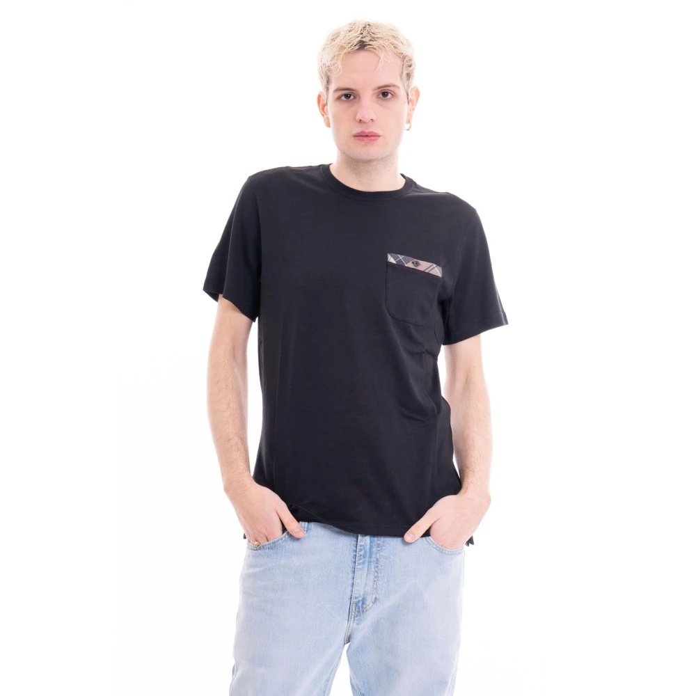 Barbour Zak T-shirt in Durness-stijl Black Heren