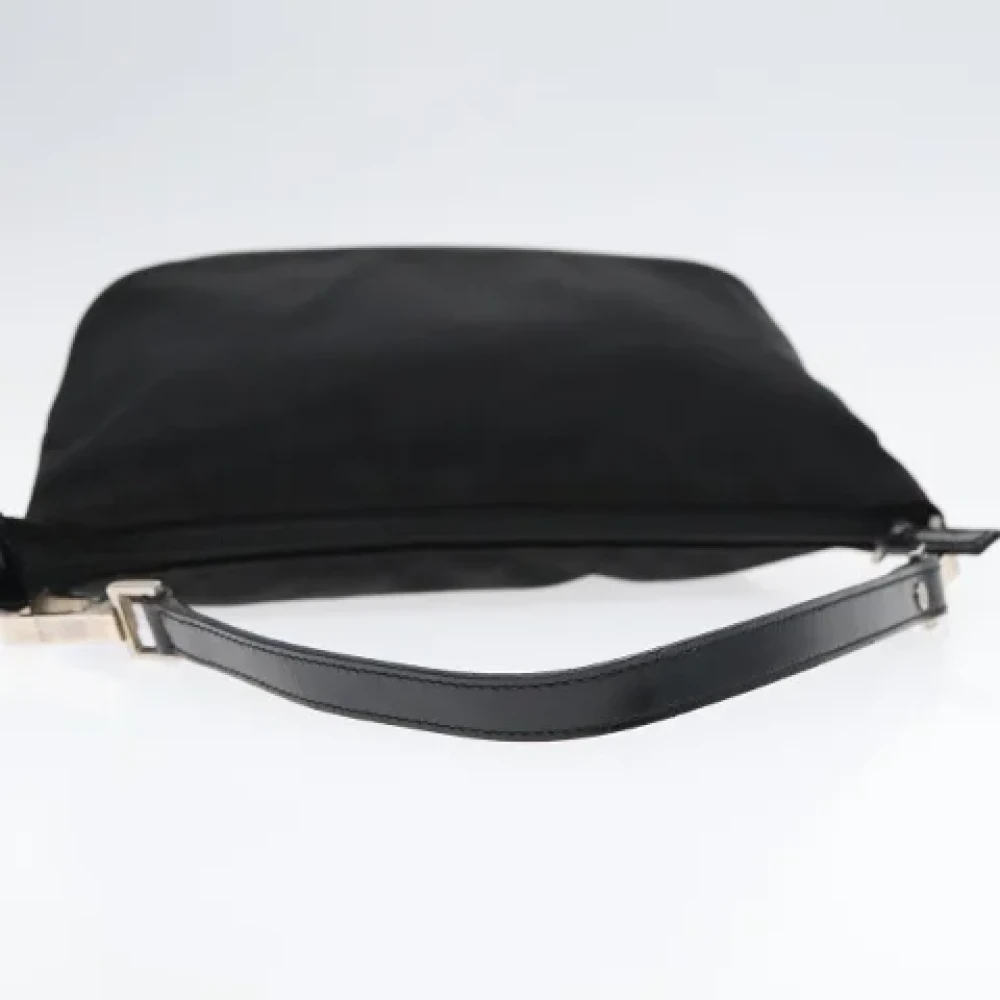 Gucci Vintage Pre-owned Nylon pouches Black Dames