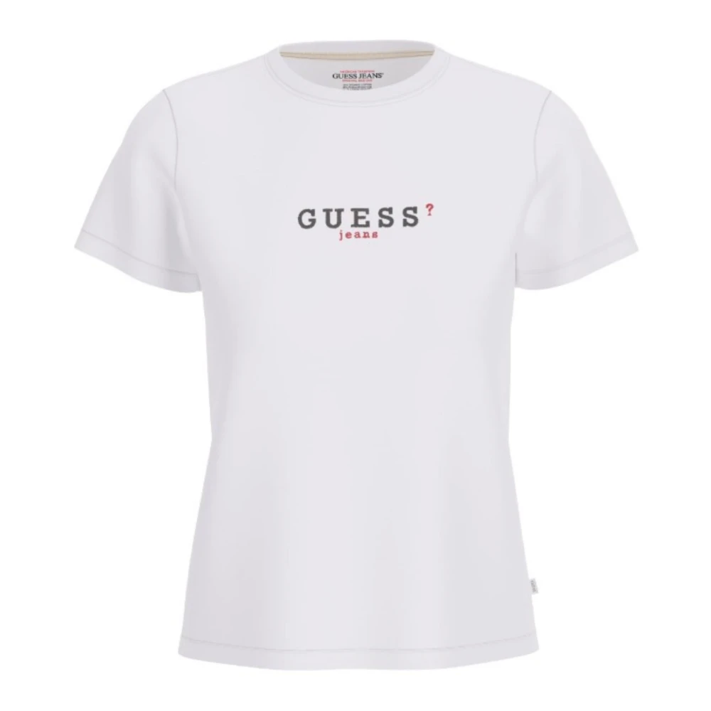 Guess - Tops > T-Shirts - White - Guess - Modalova