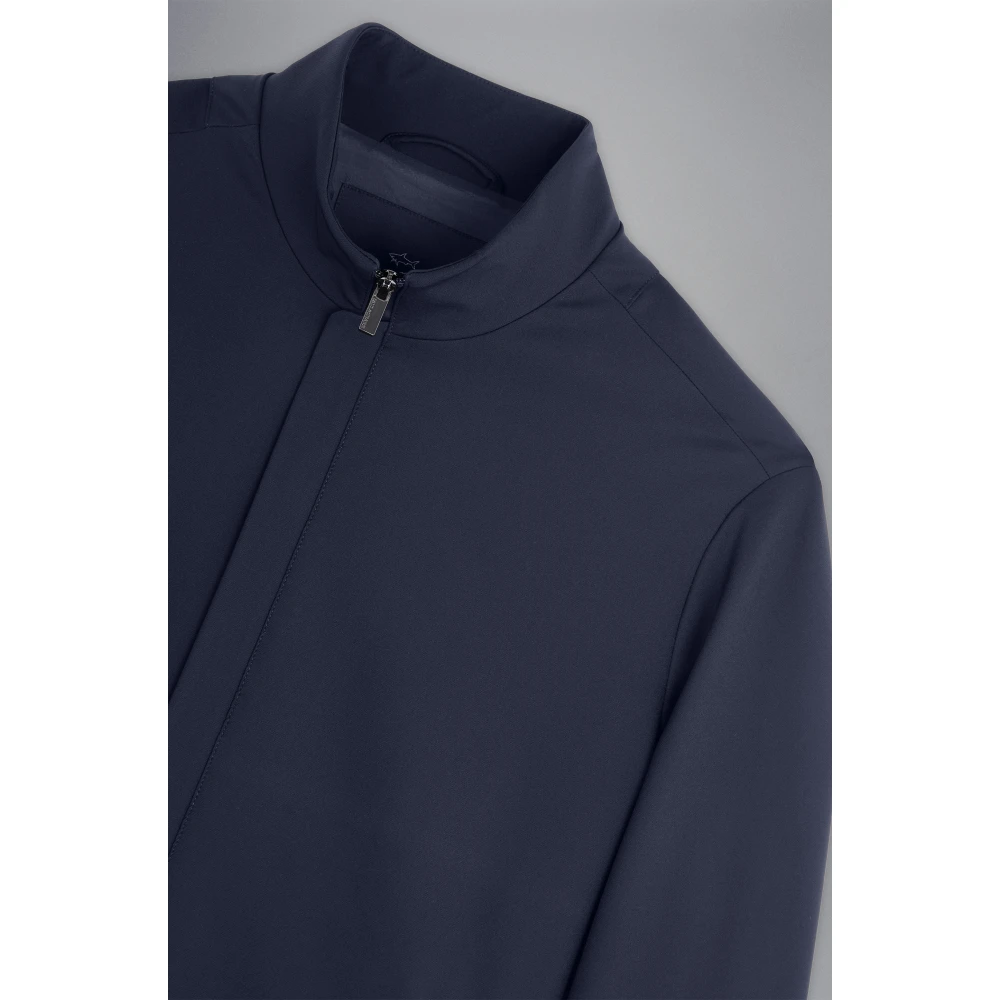 PAUL & SHARK Navy Jack met Nylon en Elastaan Blue Heren