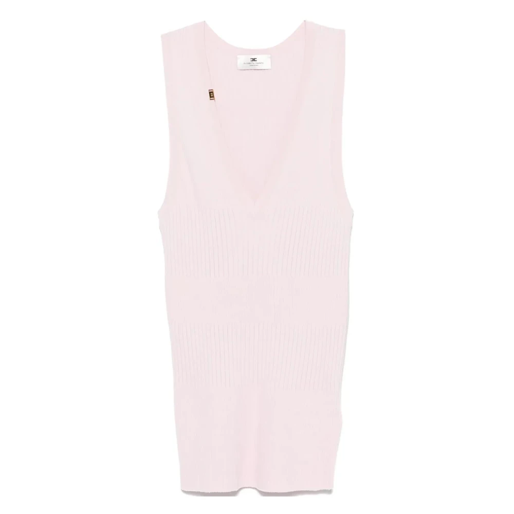 Tops > Sleeveless Tops - - Elisabetta Franchi - Modalova