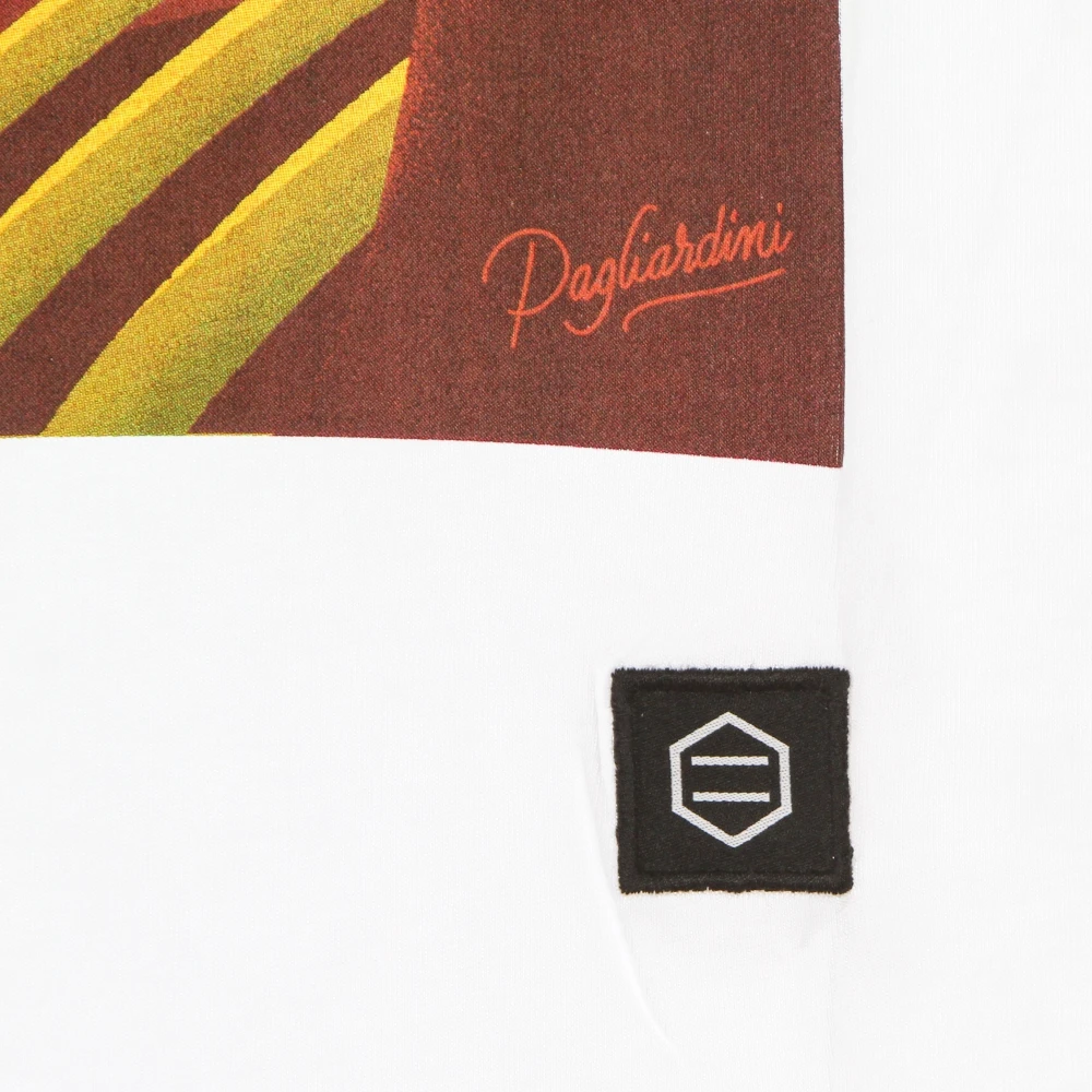 Dolly Noire Italië Toscane Tee Wit Korte Mouw White Heren