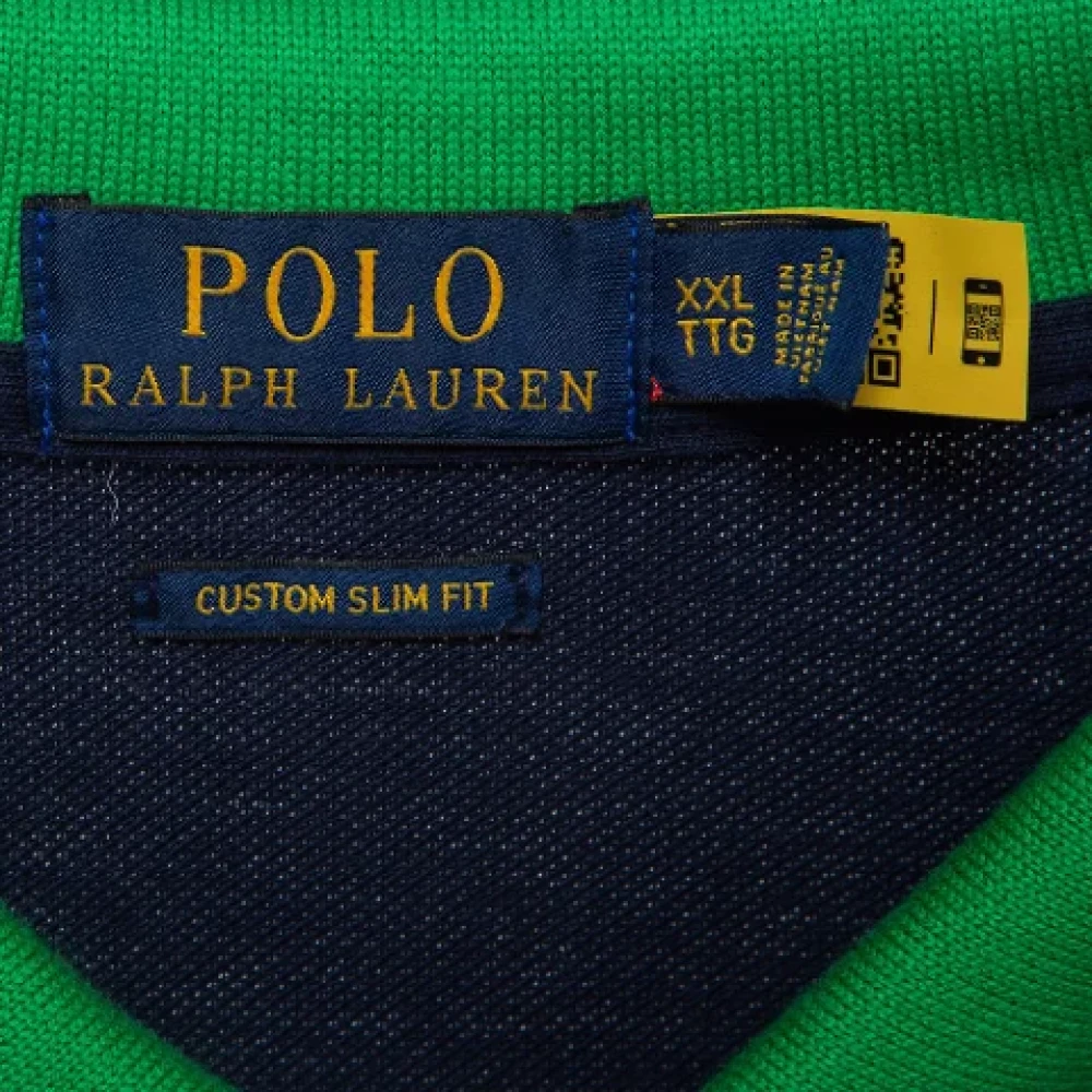 Ralph Lauren Pre-owned Cotton tops Blue Heren