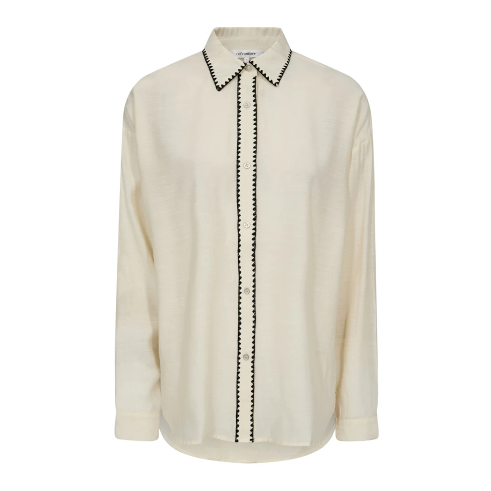 Co'Couture Vrouwelijke Shirt Blouse Off White Dames