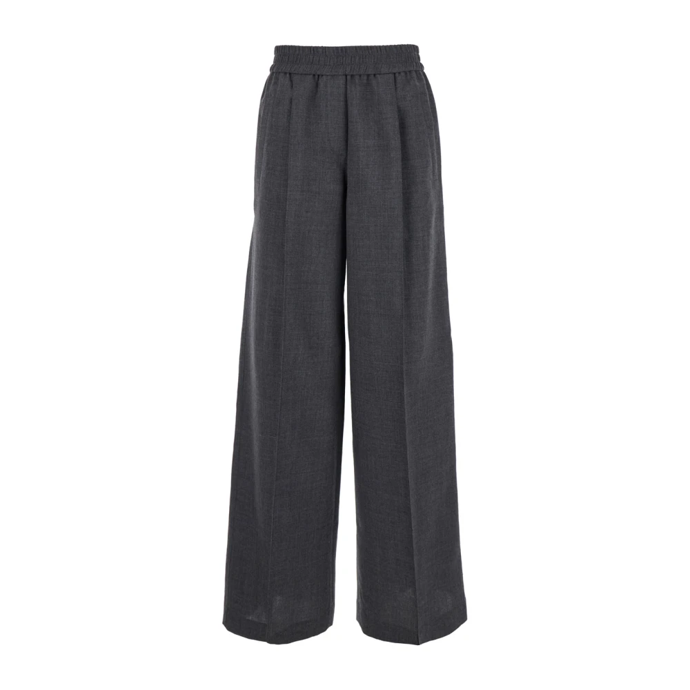 Trousers > Wide Trousers - - Brunello Cucinelli - Modalova