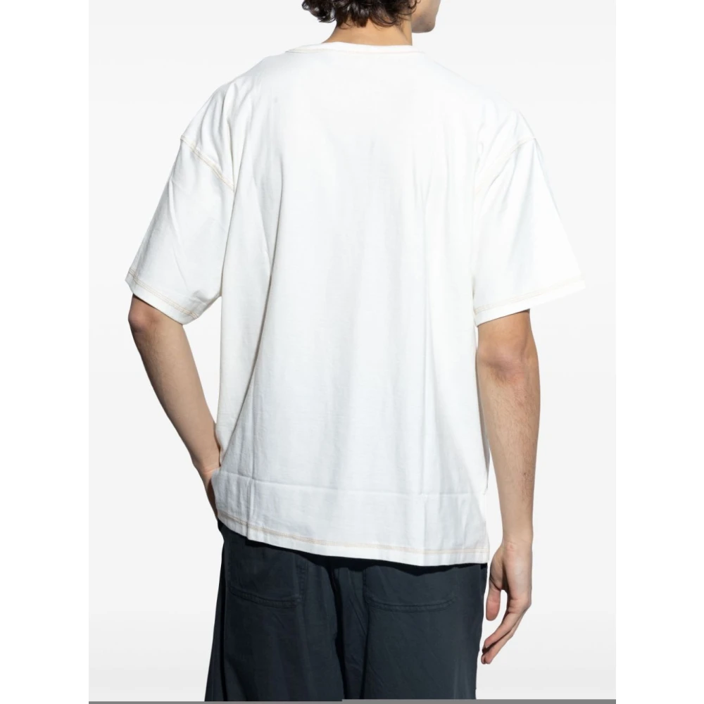 Diesel Heren T-Shirts & Polos Bianco Ss25 White Heren