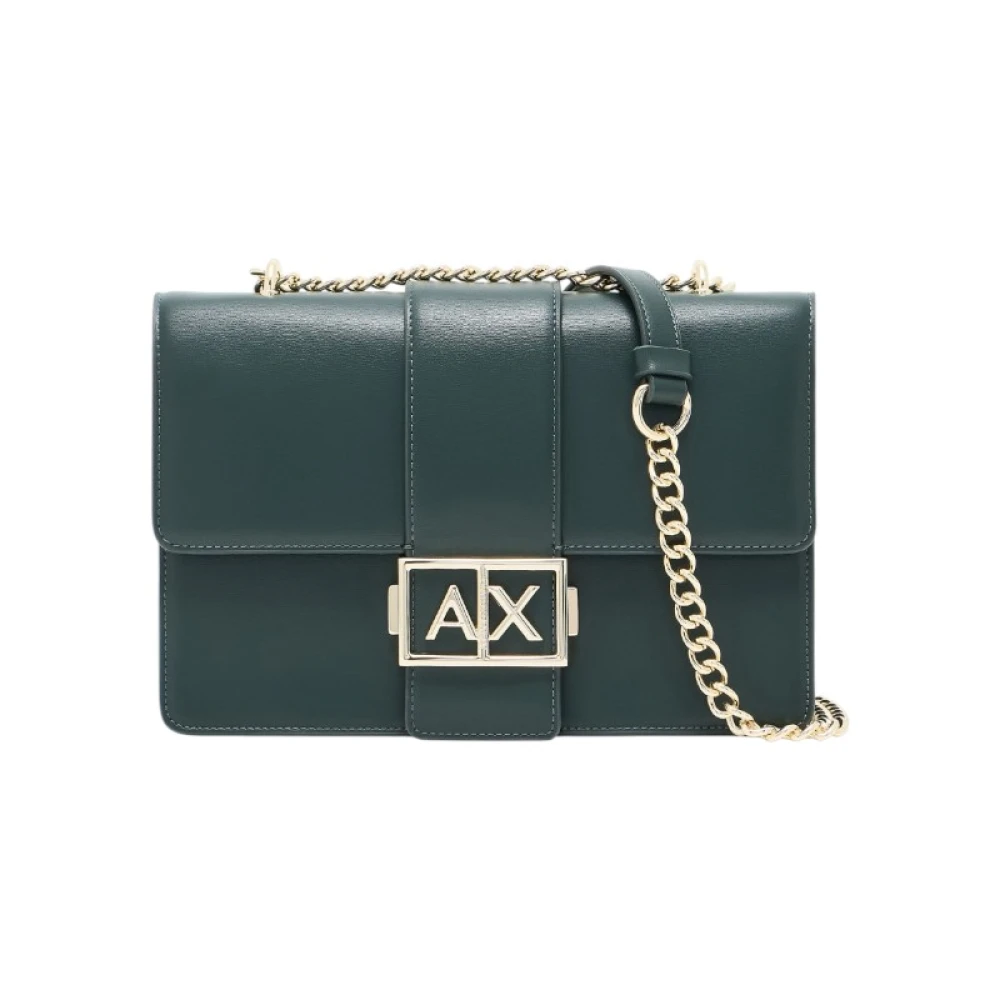 Armani Exchange Donna Verde Borse, Taglia Unica, New,