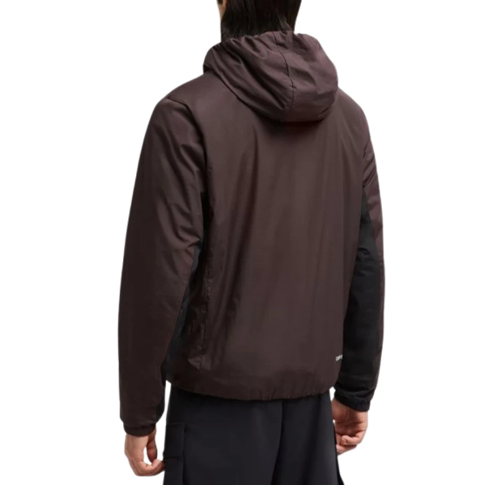 Moncler Gewatteerde Winterjas voor Mannen Red Heren