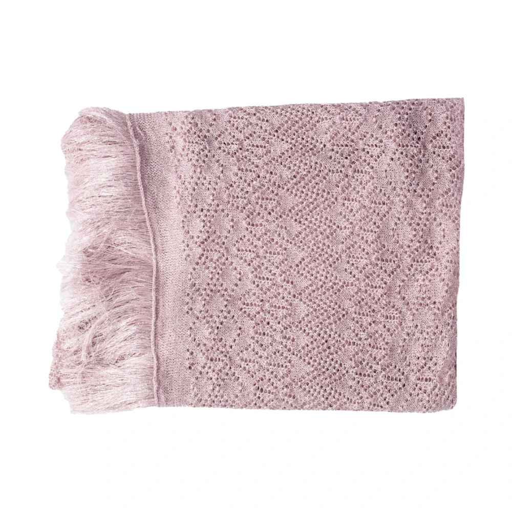 Ermanno Scervino Metallic Sjaal Pink Dames
