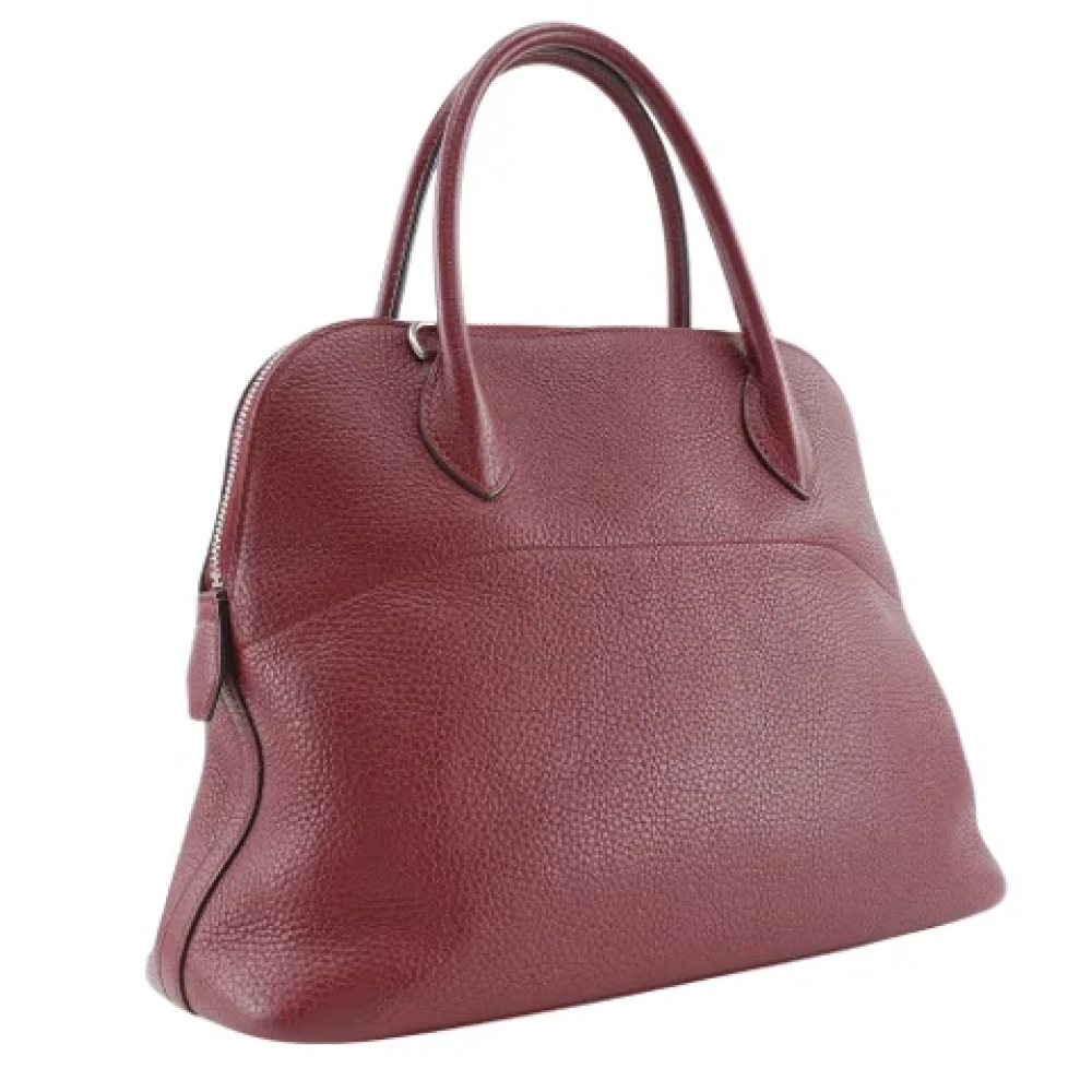Hermès Vintage Pre-owned Leather handbags Red Dames