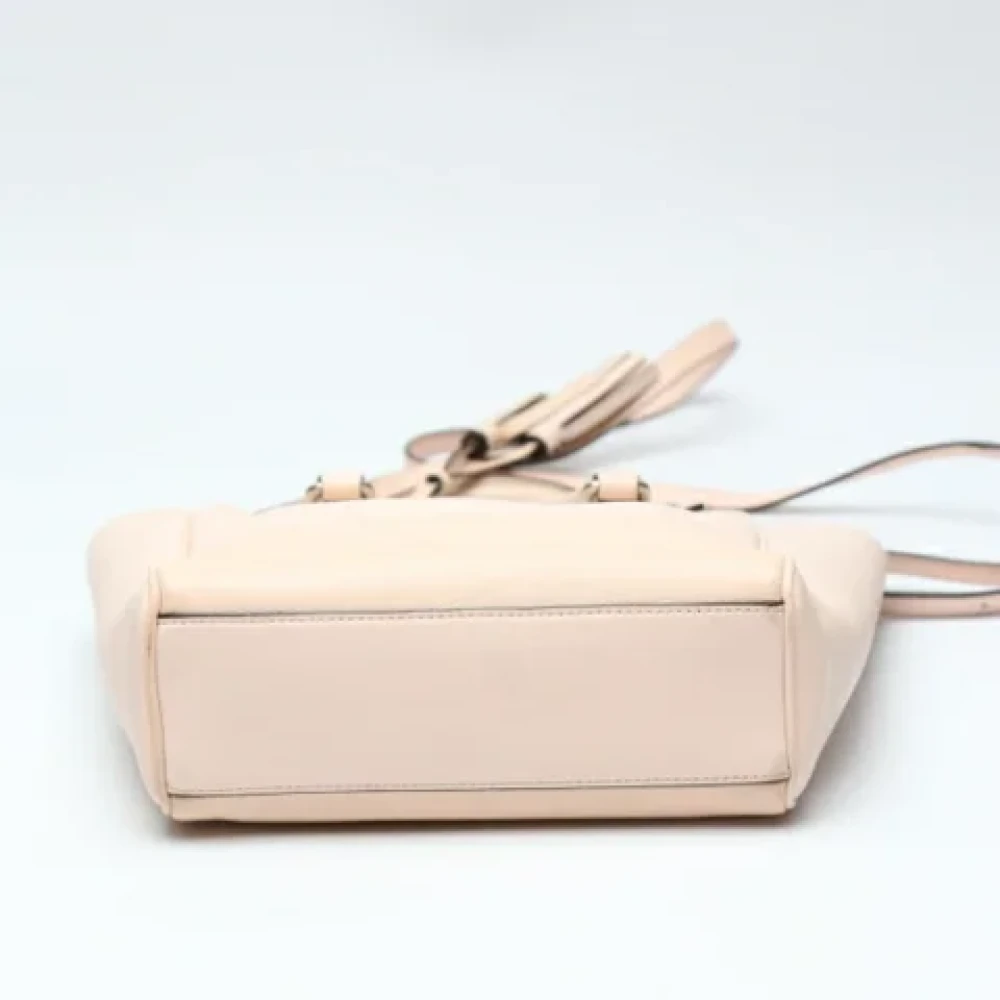 Coach Pre-owned Fabric handbags Beige Dames