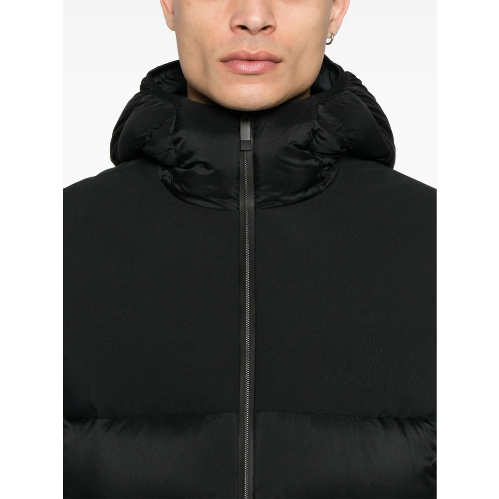 Moncler Zwarte Winterjassen Black Heren