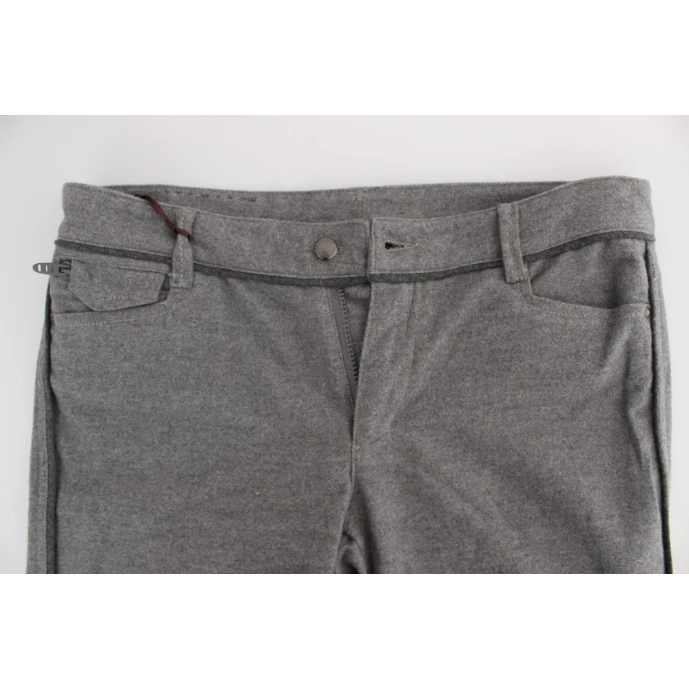Ermanno Scervino Straight Trousers Gray Dames