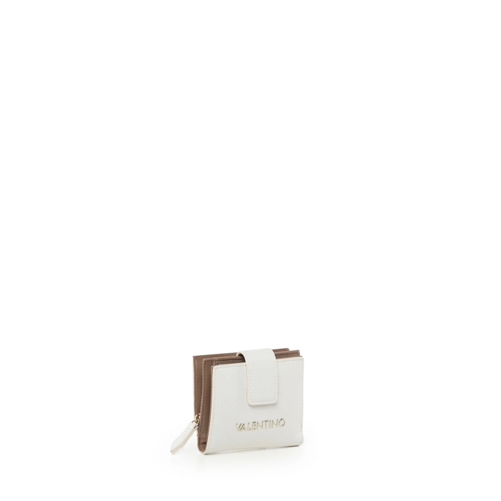 Valentino by Mario Valentino Alexia Portemonnee Bianco Cuoio Stijlvolle Handtas White Dames