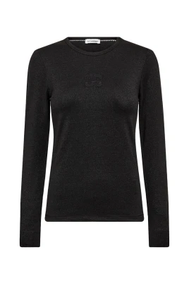 MannyCC Lurex Emb L/S Tee
