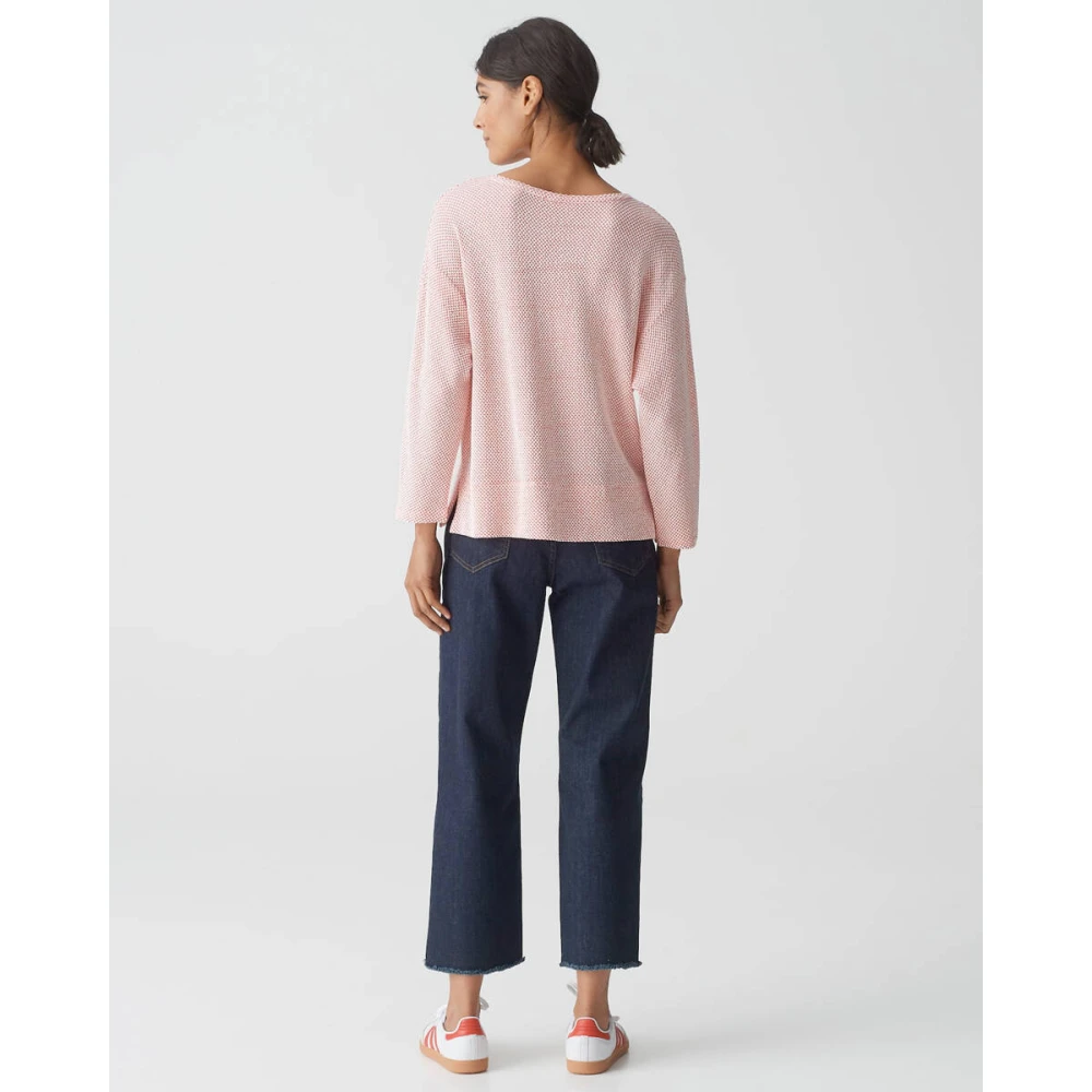 Opus Lange Mouw Top Serera Red Dames