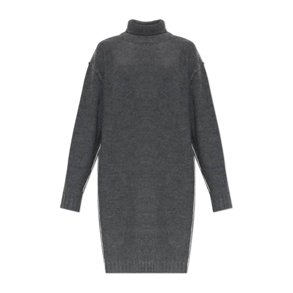 Mm6 Maison Margiela Femme Gris - Robe En Maille - Robes - Taille: 40 Fr